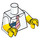 LEGO Homer Simpson Torso met Tie en ID-Kaart Decoratie (973 / 16360)