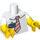 LEGO Homer Simpson Torso met Tie en ID-Card Decoratie (973 / 16360)