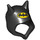 LEGO Hood with Bat Ears and Batman Logo (34736 / 36583)