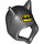 LEGO Hood with Bat Ears and Batman Logo (34736 / 36583)