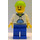 LEGO Hoodie mit Blau Pockets und Green Lime Kurz Deckel Minifigur