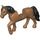 LEGO Cheval avec Noir Cheveux et Grand Marron et Blanc Yeux (103388)