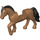 LEGO Horse with Black Maine and Black Tail (84105)