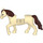 LEGO Horse with Brown Hair (106099)