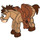 LEGO Horse with Brown Hair and Saddle (88007)