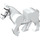 LEGO Cheval avec Moveable Jambes, Noir Bride et Argent Buckles (10509)