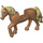 LEGO Pferd mit Weiß Patch auf Nose und Tan Haar (78275)