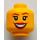 LEGO Horseback Rider Head (Safety Stud) (3626 / 11982)