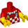 LEGO Hot Dog Man Minifig Torso (973 / 16360)