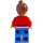 LEGO House Building Set Lady Minifigur