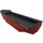 LEGO Hull 14 x 51 x 6 mit Dark Stone Grau oben mit Feuer Logo (Both Sides) Aufkleber (62791)