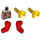 LEGO Imperial Garder Torse avec rouge Bras et Jaune Mains (973)