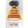 LEGO Imperial Trading Post Pirate with Red and White Striped Shirt Minifigure
