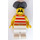 LEGO Imperial Trading Post Piraat met Rood en Wit Striped Shirt Minifiguur