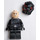 LEGO Inferno Squad Agent (Open Mouth, Grimmace) minifiguur