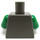 LEGO Insectoids Villian with Airtanks Minifigure head with Green Hair and Copper Eyepiece Torso (973)