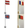 LEGO International Flags - Britain, France, Austria, Portugal, LEGO Set 242B