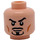 LEGO Iron Man Minifigure Head (Recessed Solid Stud) (3626 / 37756)