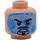 LEGO Iron Man Minifigure Head (Recessed Solid Stud) (3626 / 37756)