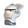 LEGO Iron Man Visor with War Machine Silver Face and White Eyes (14421)