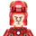 LEGO Iron Man met Mark 43 Pantser met Klein Helm Vizier  Minifiguur