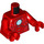 LEGO Iron Mand med Rød Rustning Minifig Torso (973 / 76382)