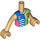 LEGO Ivana - Sport Outfit Friends Torso (73141 / 92456)