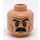 LEGO J. Jonah Jameson Head (Recessed Solid Stud) (3626 / 11510)