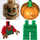 LEGO Jack-&#039;o-Lantern Scarecrow Suit Guy