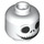 LEGO Jack Skellington Minifigure Head (Recessed Solid Stud) (3274)