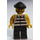 LEGO Jail Więzień Koszula z Paski więzienne I Torn out Sleeves Minifigurka