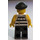 LEGO Jail Więzień Koszula z Paski więzienne I Torn out Sleeves Minifigurka