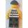 LEGO Jail Więzień Koszula z Paski więzienne I Torn out Sleeves Minifigurka