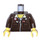 LEGO Jake Raines Minifig Torso with Aviator Jacket &amp; &#039;SMH&#039; (76382 / 88585)