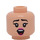 LEGO Janice Head (Recessed Solid Stud) (3626 / 77733)