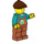 LEGO Janitor - Donkeroranje Apron Minifiguur