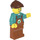 LEGO Janitor - Donkeroranje Apron Minifiguur