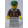 LEGO Jeep Driver, Brown Jacket Minifigure