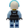 LEGO Jet Patrol Pilot med Bricka Minifigur