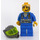 LEGO Jet con Trasparente Neon Verde Visore Minifigure