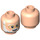 LEGO John Hammond Minifigure Head (Recessed Solid Stud) (3626 / 53302)