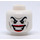 LEGO Joker Minifigure Head (Recessed Solid Stud) (3626 / 65961)