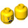 LEGO Jonas Jr. Minifigure Head (Recessed Solid Stud) (3626 / 56263)