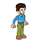 LEGO Jonathan with Denim Shirt and Reddish Brown Hair Minifigure