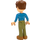 LEGO Jonathan with Denim Shirt and Reddish Brown Hair Minifigure