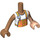 LEGO Jordin (Bright Light Orange Apron Top) Friends Torso (73141 / 92456)