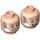 LEGO Joshamee Gibbs Head (Recessed Solid Stud) (3626 / 96308)