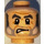 LEGO Joshamee Gibbs Head (Safety Stud) (3626 / 96308)