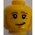 LEGO Jungle Explorer Minifigure Head (Recessed Solid Stud) (3626 / 32743)