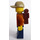 LEGO Jungle Explorer with Backpack and Dark Tan Cap Minifigure